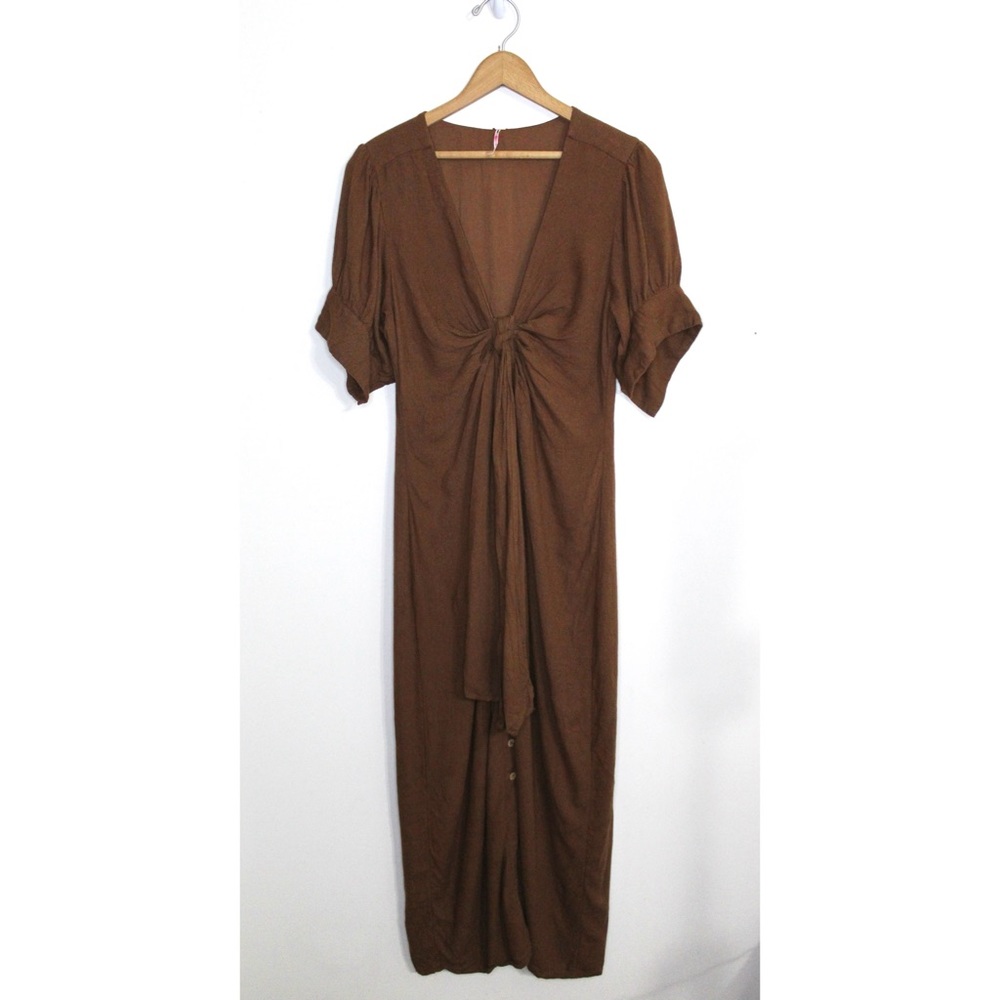 Free People Brown Midi Dress - Picture 5 of 12